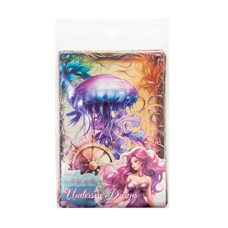 30 Pcs/Pack Undersea Fantasy Castle Series Decorative Paper