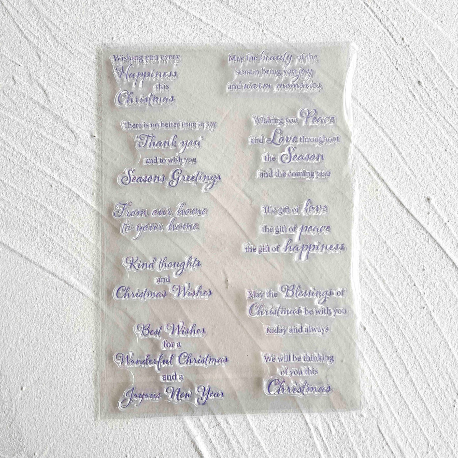 48 Style Clear Silicone Stamps for DIY Scrapbooking Card Making