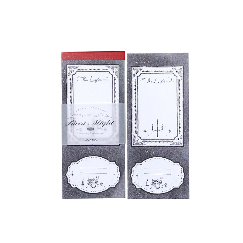 50Pcs/Book Retro Border Notepad