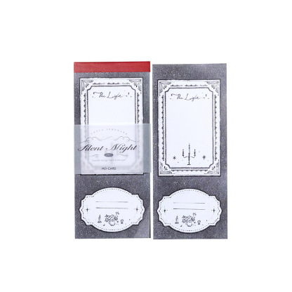 50Pcs/Book Retro Border Notepad