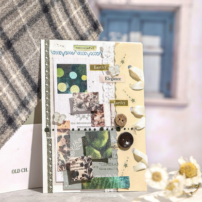 Flower Plant Kraft Paper Tape 1.97*78.74 inch