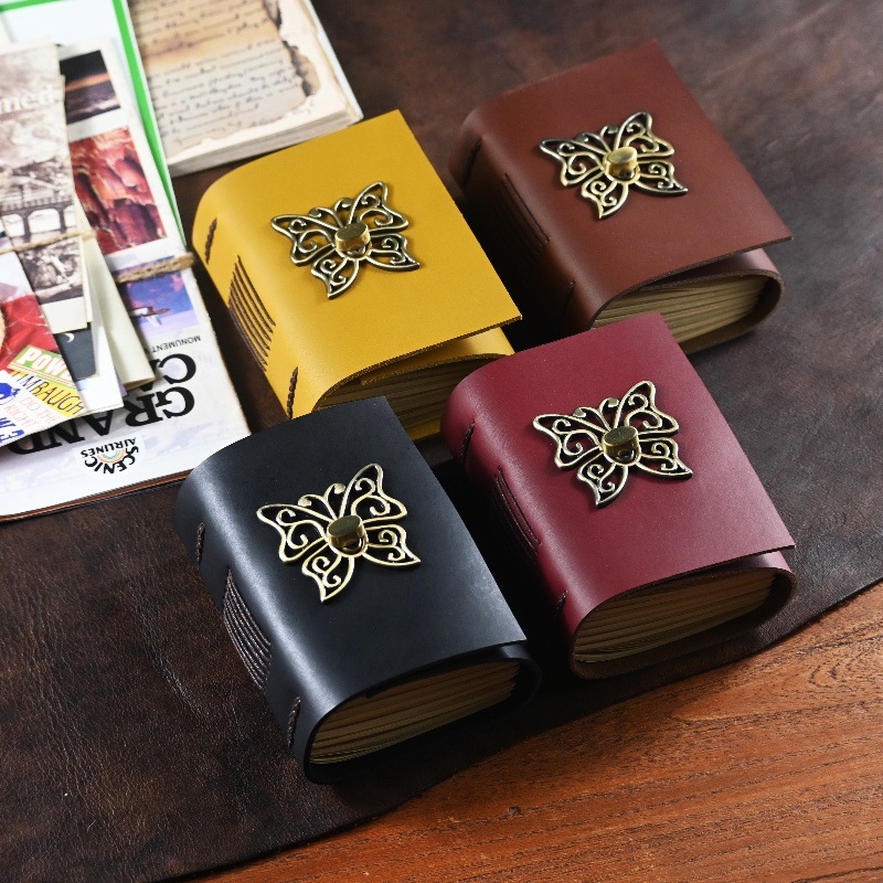 A7 Mini Vintage CowHide Cover Journal