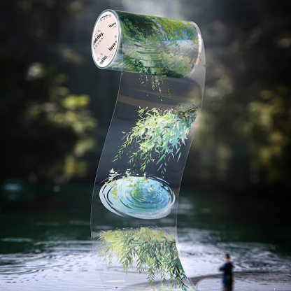 Branch Water Wave PET Tape 2.36*78.74 inches