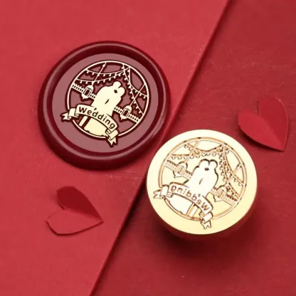 Valentine'S Day Wedding Red Series Seal Wax Stamps