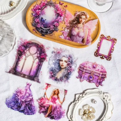 15pcs/Pack Baroque Theme Stickers Journaling Decorative Scrapbooking for stickers Scrapbook