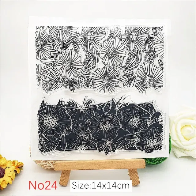 Texture Stamp Sheets Mandala Pattern DIY Embossing Art Clay Pottery Tools