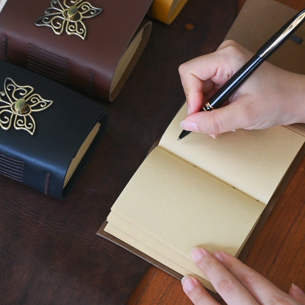 A7 Mini Vintage CowHide Cover Journal