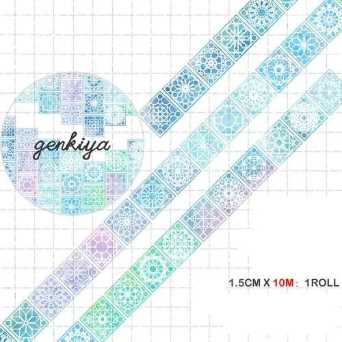 Washi Tape Starry Lace Night Sky Curtain Basic Collection