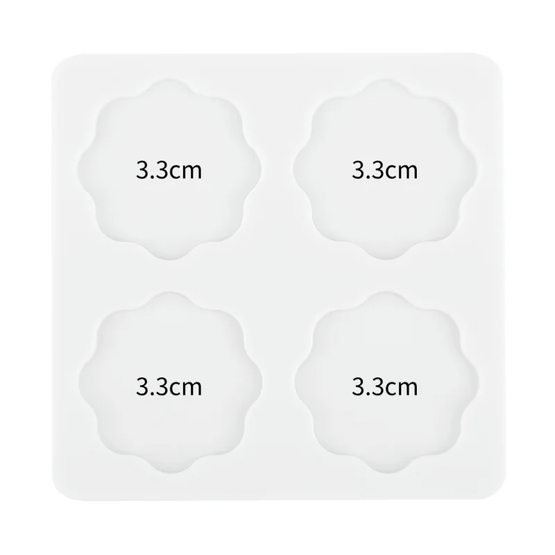 Multiple sizes wax seal stamp silicone mold pad