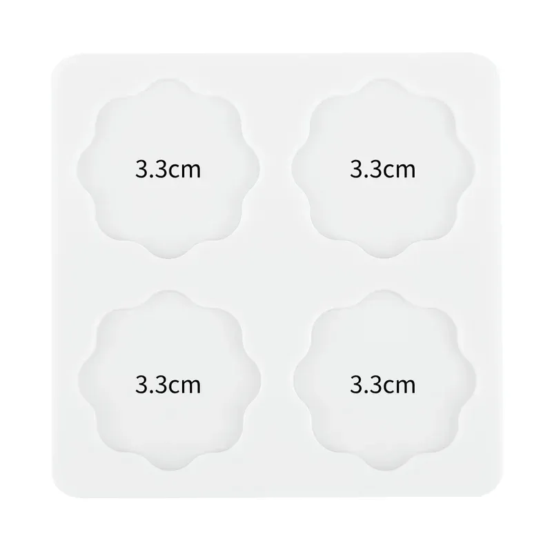 Multiple sizes wax seal stamp silicone mold pad