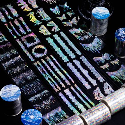 Lace butterfly PET tape 1.97*39.37 inch