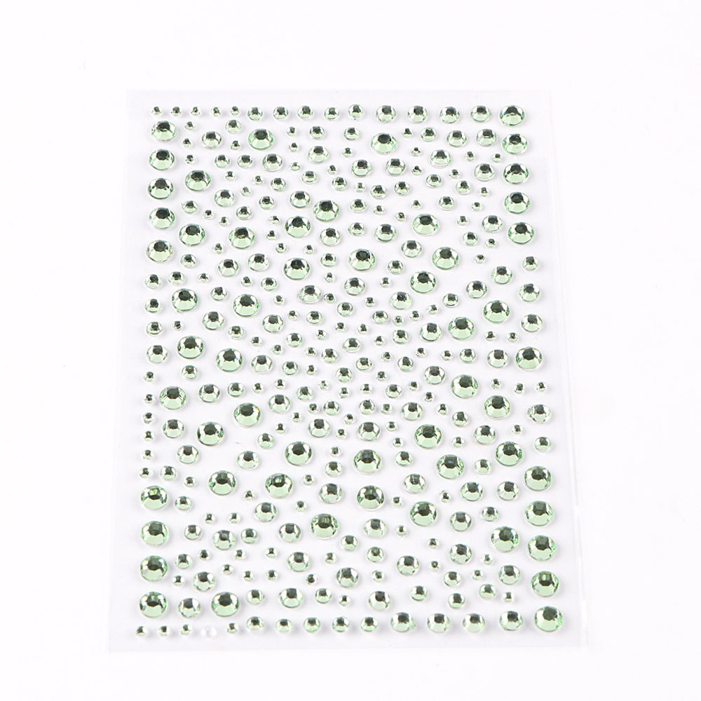 5 Pcs/Set Colored Diamond Decorative Stickers