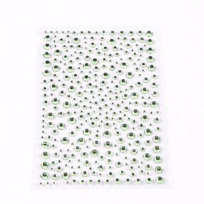 5 Pcs/Set Colored Diamond Decorative Stickers