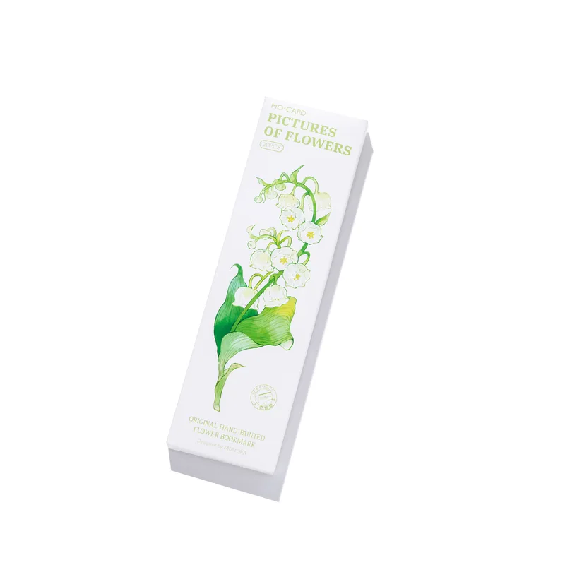 20 pcs/lot vintage flower theme bookmark