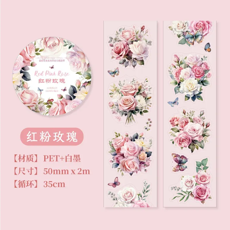 Garden Flower Theme Washi Tape