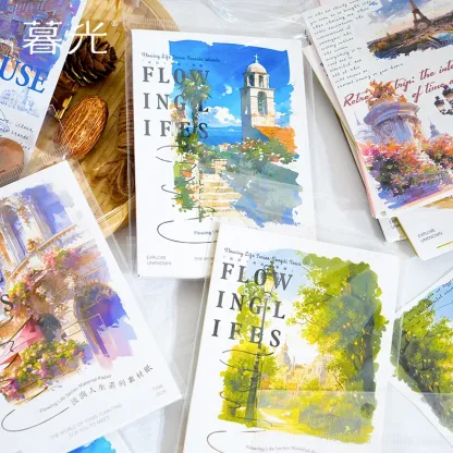 30pcs/lot Summer Landscape Theme Paper