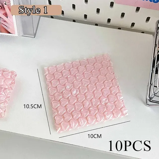 10PCS Pink Love Bubble Packaging Bags for Business Goods/Gifts/Envelopes/jewelry Package Bag