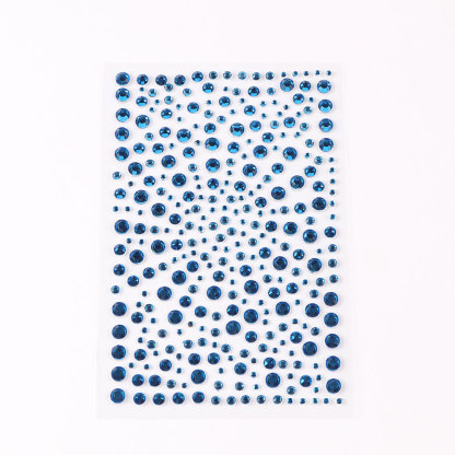 5 Pcs/Set Colored Diamond Decorative Stickers