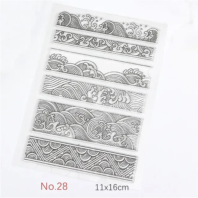 Texture Stamp Sheets Mandala Pattern DIY Embossing Art Clay Pottery Tools
