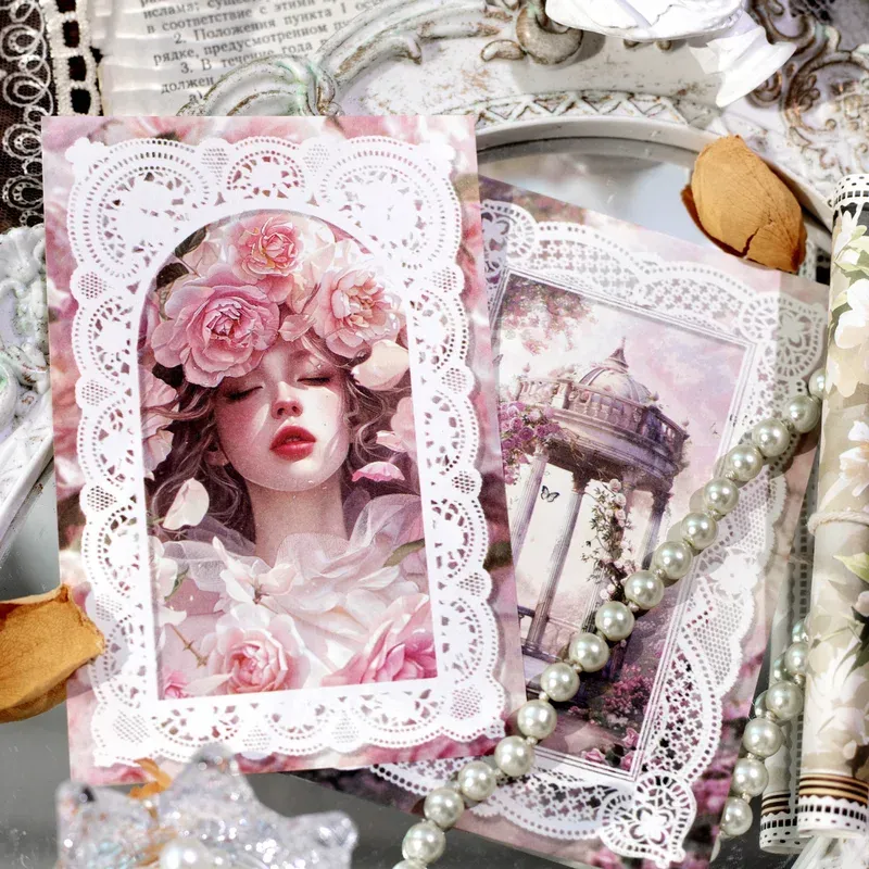 30pcs/lot Collecting Romance Lace Material Paper