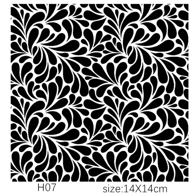 Texture Stamp Sheets Mandala Pattern DIY Embossing Art Clay Pottery Tools