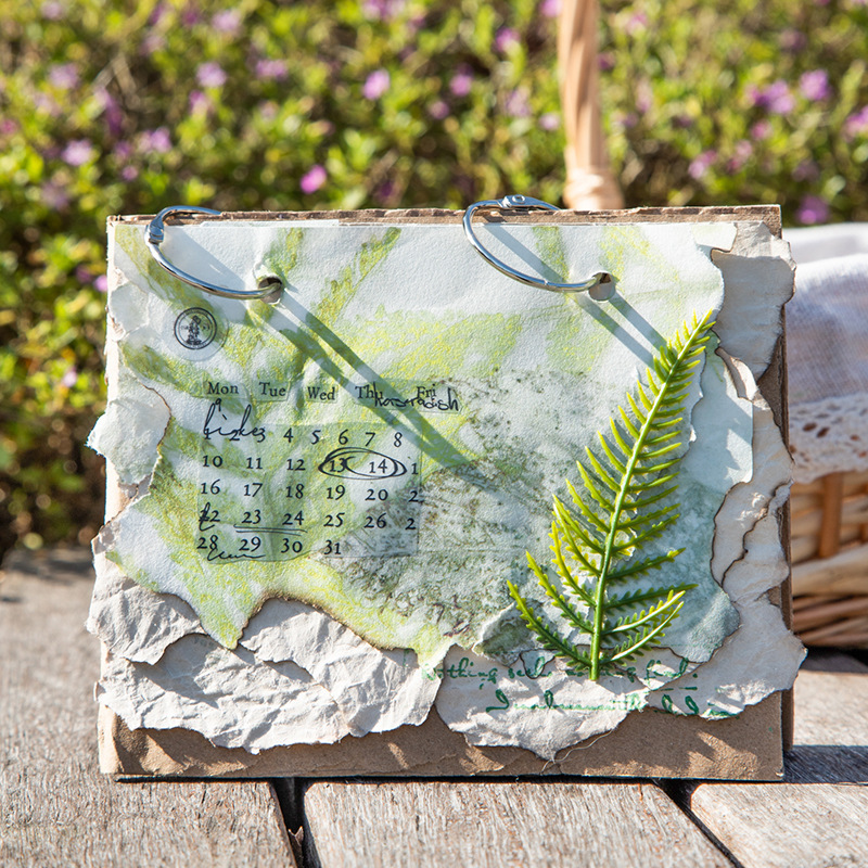 20Pcs Plant Theme Background Material Paper