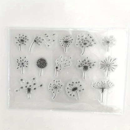 1pc DIY Notebook Scrapbook Finished Chapter Picture Stamp Transparent Stamp
