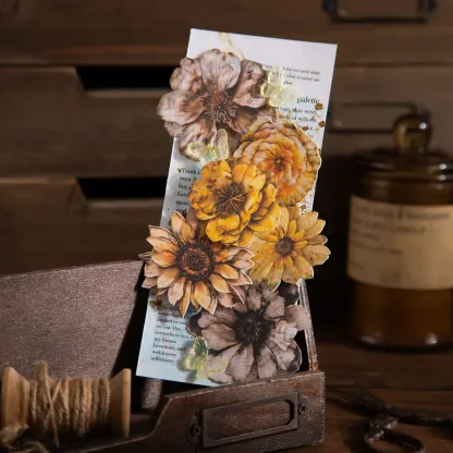 20pcs/1lo Flowers Collection Stickers