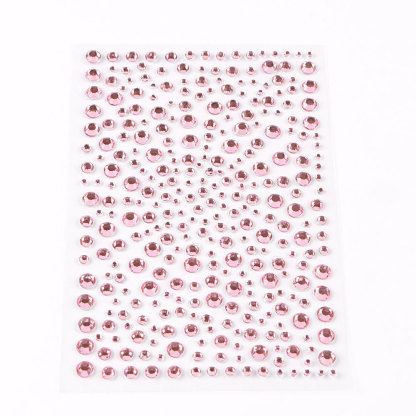 5 Pcs/Set Colored Diamond Decorative Stickers