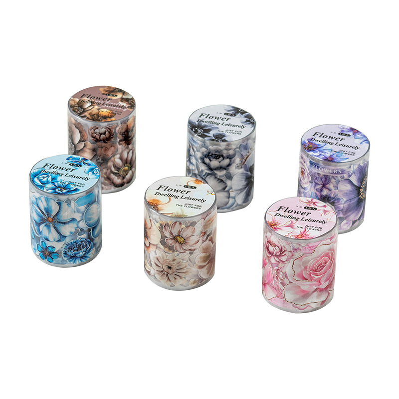 Floral themed PET tape 1.97*78.74 inches