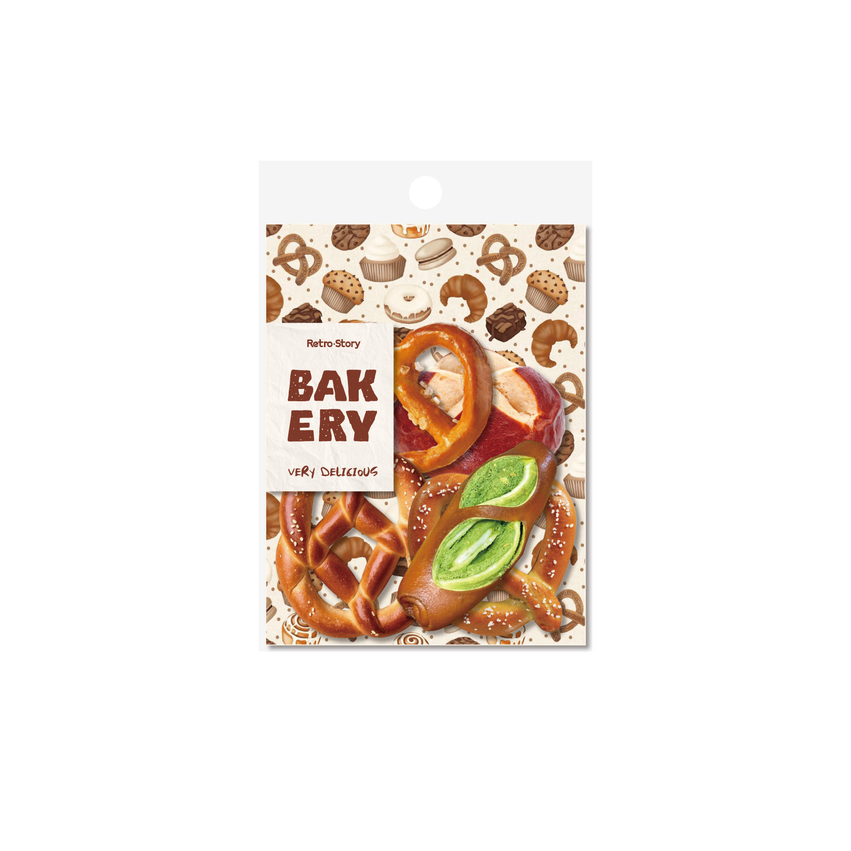 14Pcs Baking Theme Bread Elements Material Paper Stickers