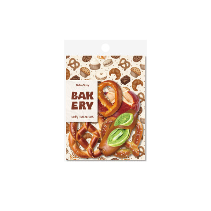 14Pcs Baking Theme Bread Elements Material Paper Stickers