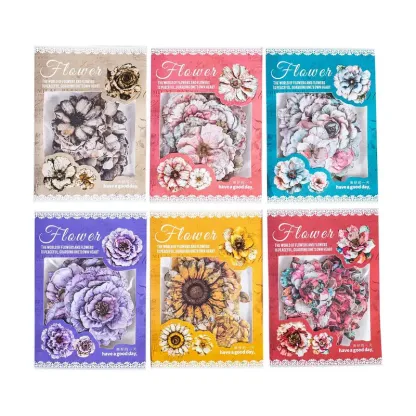 20pcs/1lo Flowers Collection Stickers