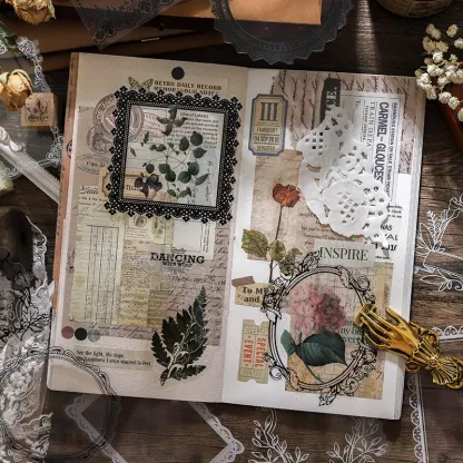 10 pcs/lot Vintage Lace Border Sticker Pack