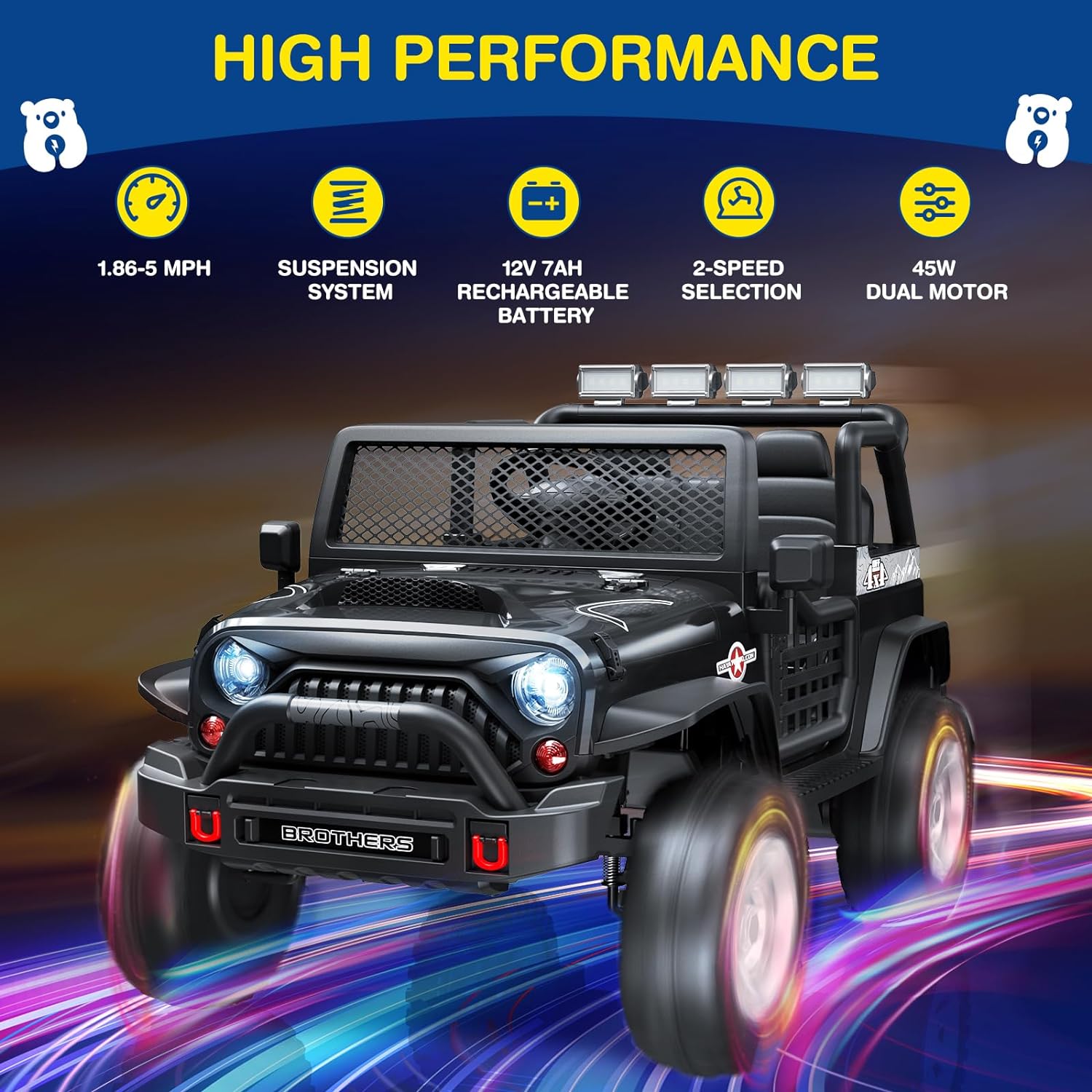 Ride on jeep with parental remote control online