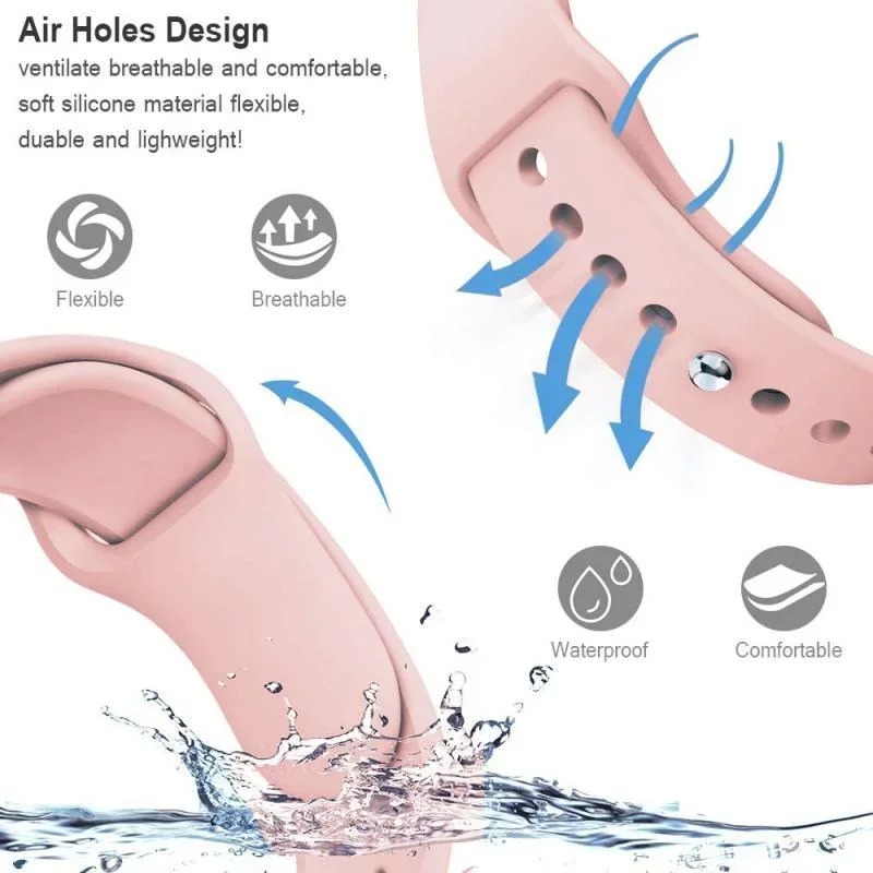 20mm PULSEIRA DE BORRACHA PARA RELOGIO, SEM LOGOMARCA,  CORES DIVERSAS（100pcs）