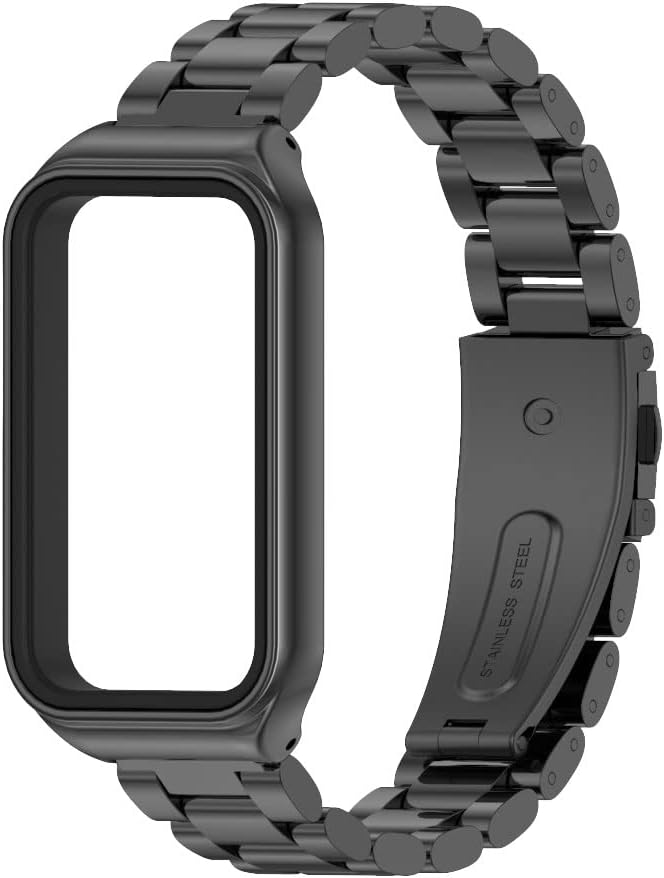 TwiHill Pulseira para Amazfit Band 7 Pulseira de substituição de metal Pulseira de relógio compatível com Amazfit 7 Fitness Tracker smartwatch-Site oficial de vendas da TwiHill