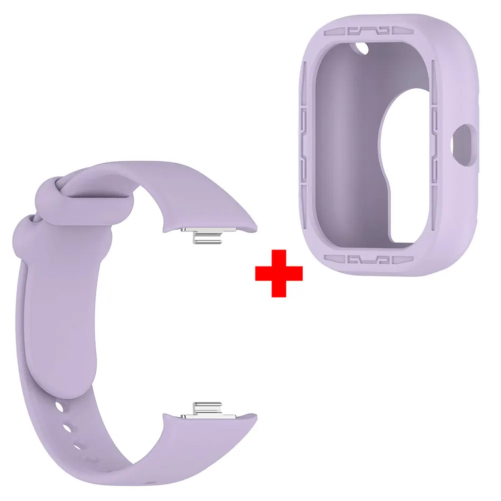Pulseira de silicone + capa protetora para Redmi Watch 4 / 5