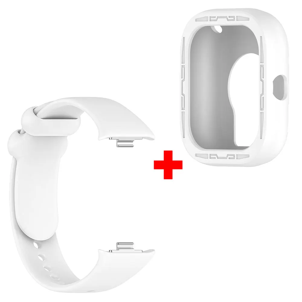 Pulseira de silicone + capa protetora para Redmi Watch 4 / 5