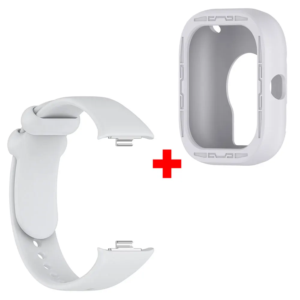 Pulseira de silicone + capa protetora para Redmi Watch 4 / 5