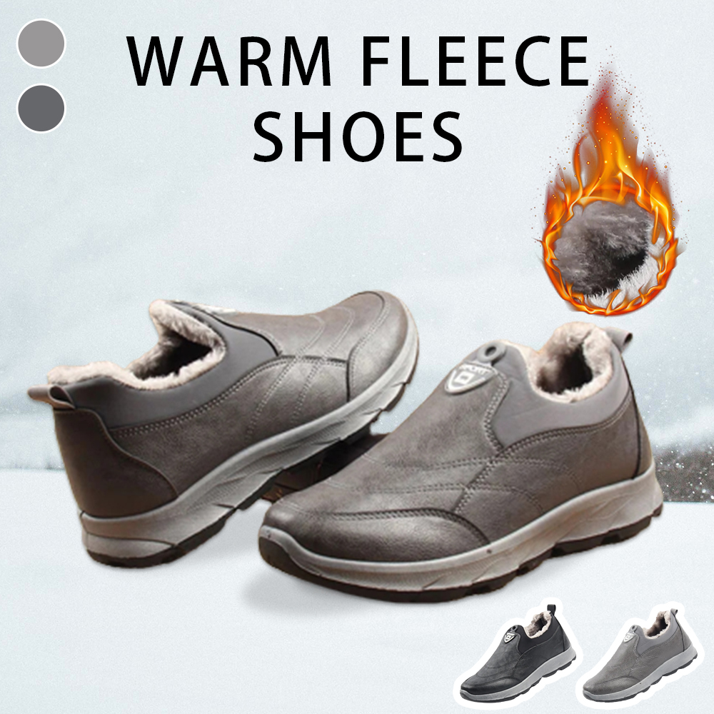 Flygooses Winter Waterproof PU Leather Boots