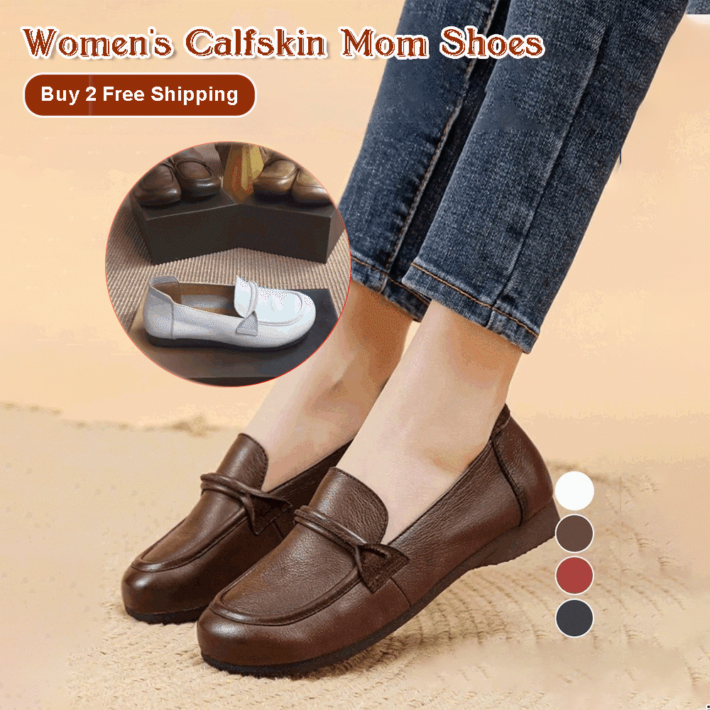 Flygooses 🔥Women's Calfskin Mom Shoes - Buy 2 Free Shipping