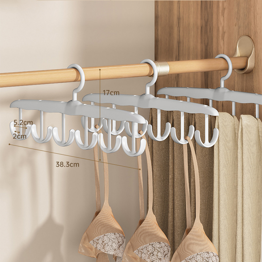Flygooses Multifunctional Plastic Clothes Hanger