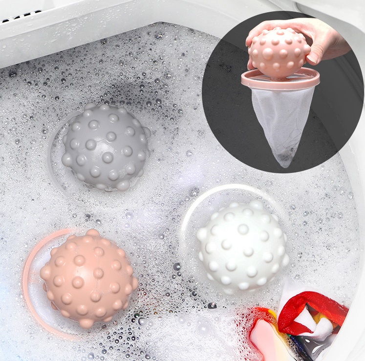 Typared Floating Washing Machine Filtration Laundry Ball Hair Removal Device