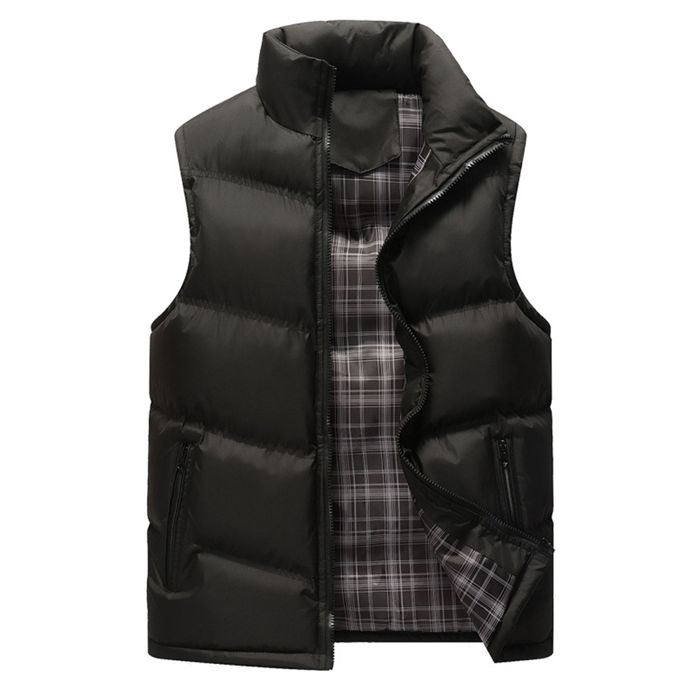 Shoesparks Autumn and winter new men's trendy stand collar cotton vest