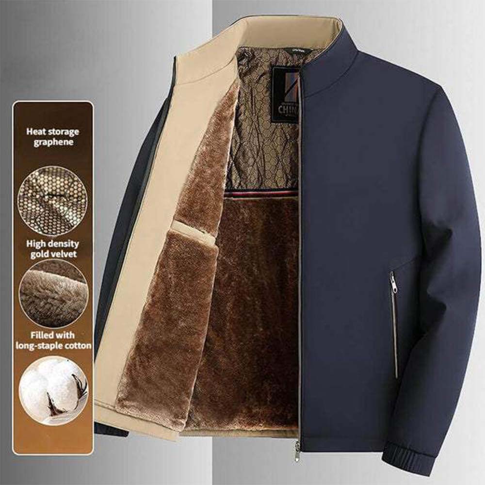 Flygooses Men's Winter Graphene Warm Jacket