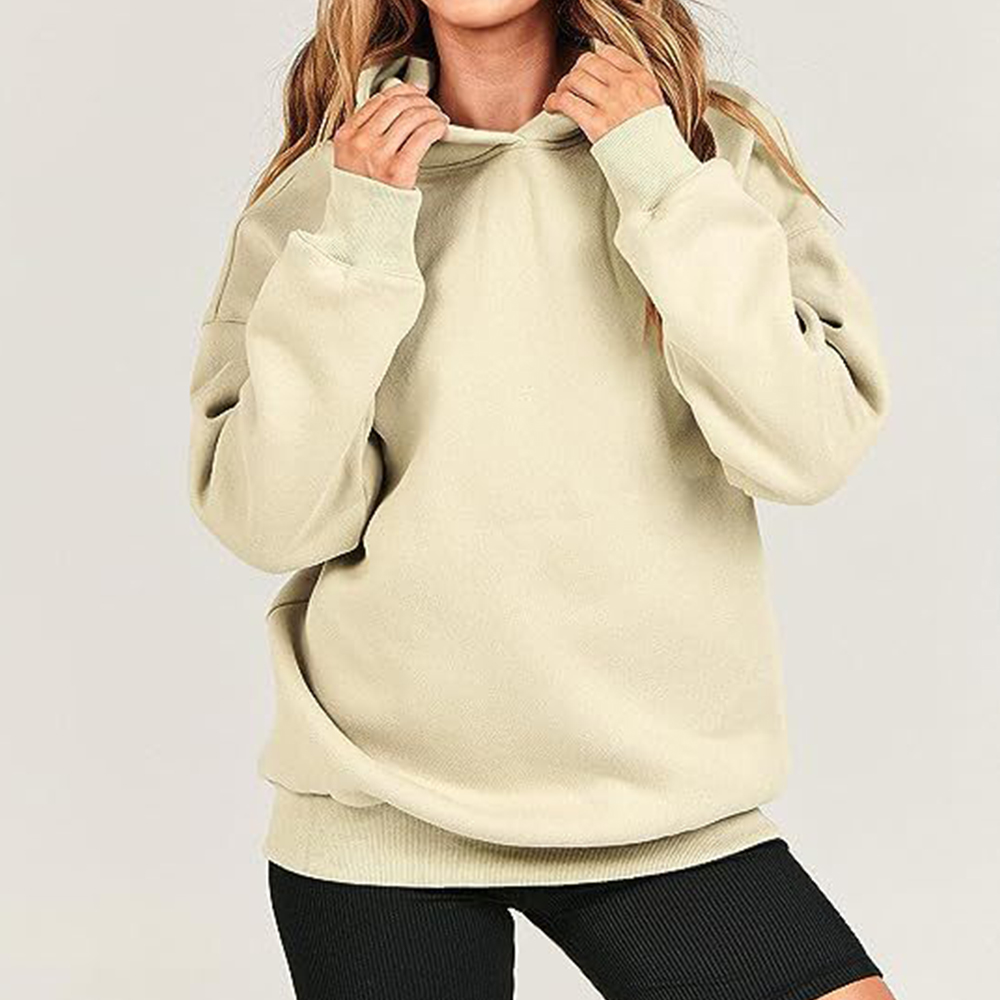 Shoesparks Autumn and winter women's sports casual loose hoodie