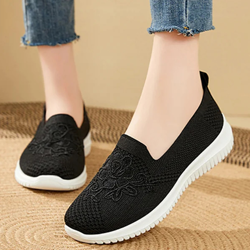 Flygooses New Arrivals Women's 2024 Breathable Hollow Out Flat Shoes