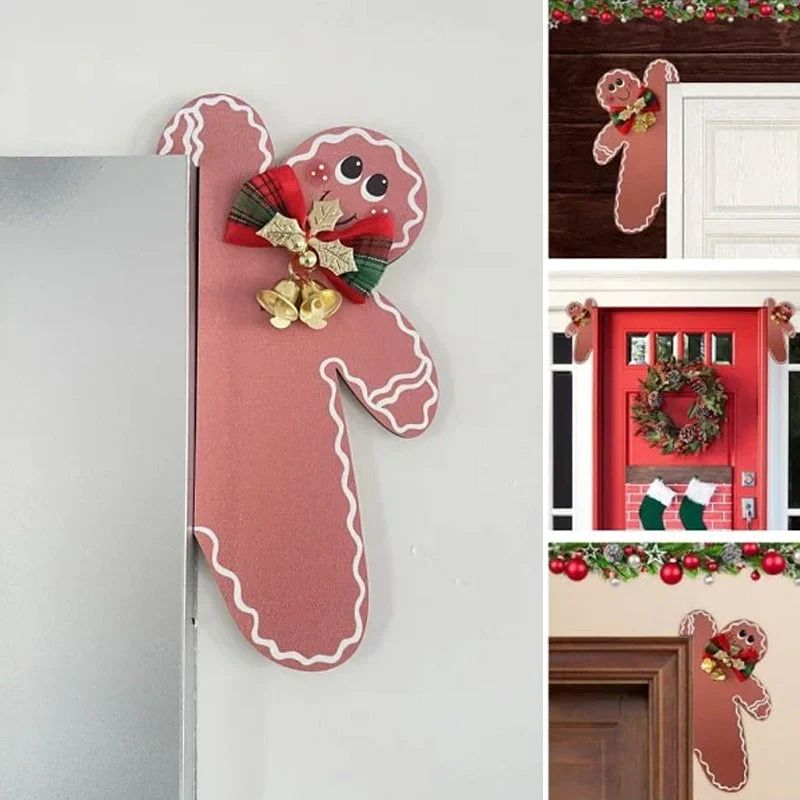 Flygooses Gingerbread Man Door Frame Decoration