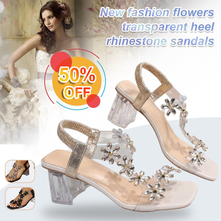 Flygooses👡50% Off+Buy 2 Free Shipping🎀New fashion flowers transparen